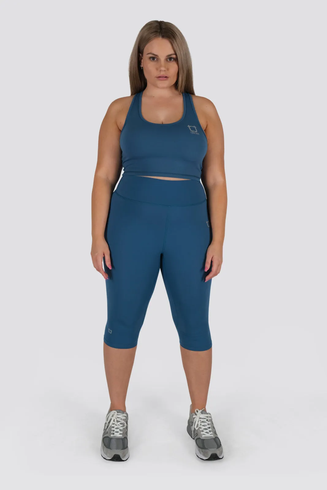 Stellar 3/4 Highwaisted Leggings - Sapphire sold by TWOTAGS