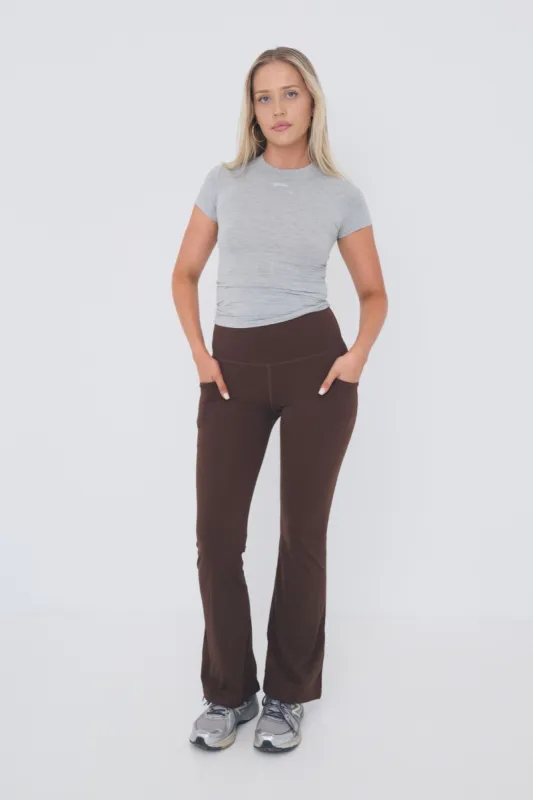 Sculpt Tee - Grey Marl sold by TWOTAGS