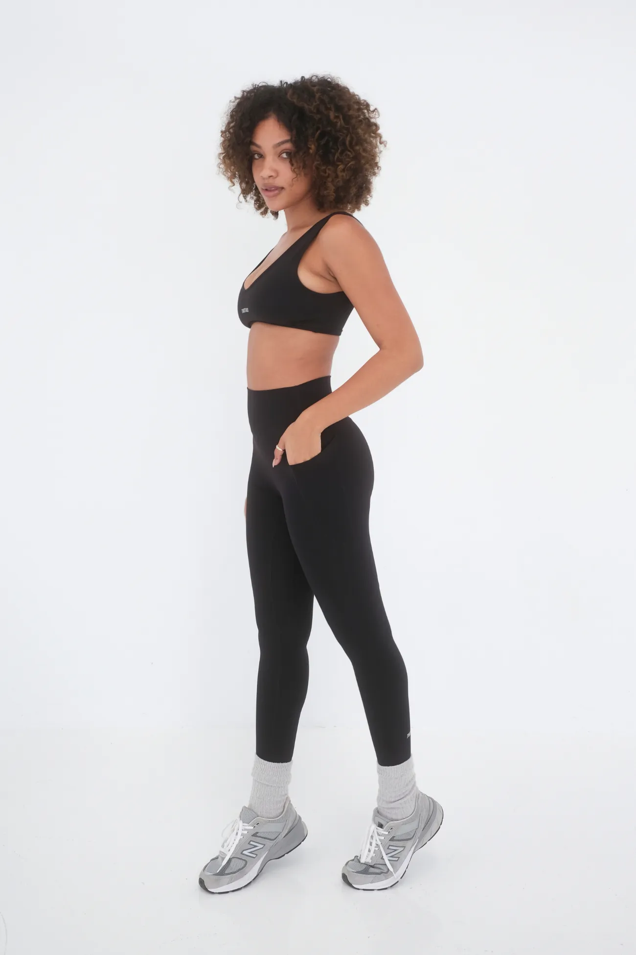 Alpine Pocket Leggings - Black sold by TWOTAGS product image thumbnail 3