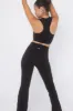 Aura Flare Pocket (Seamless) Leggings - Black sold by TWOTAGS