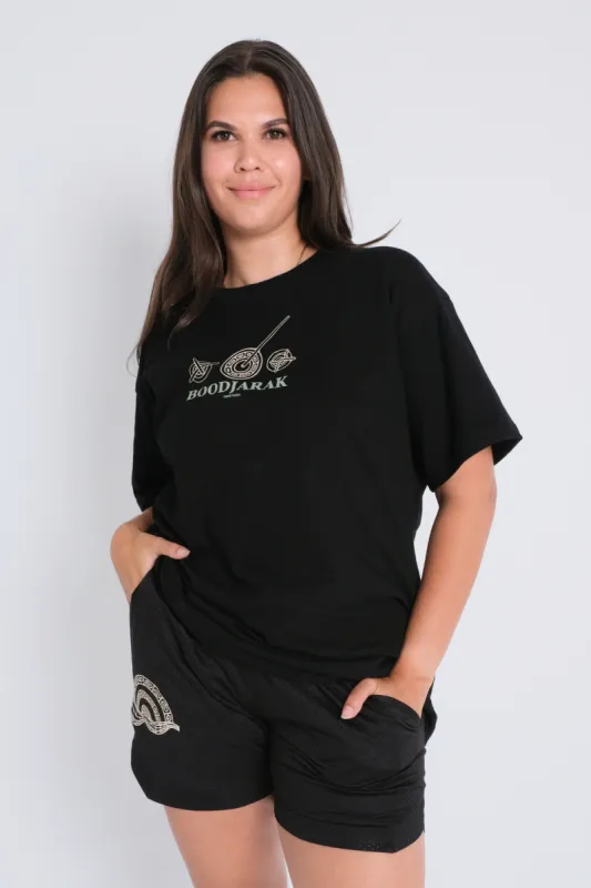 Rhythm Oversized Tee - Black sold by TWOTAGS