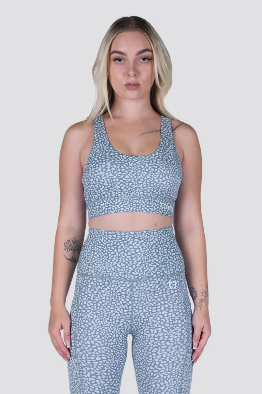 Mirage Sports Bra - Ash Blue sold by TWOTAGS