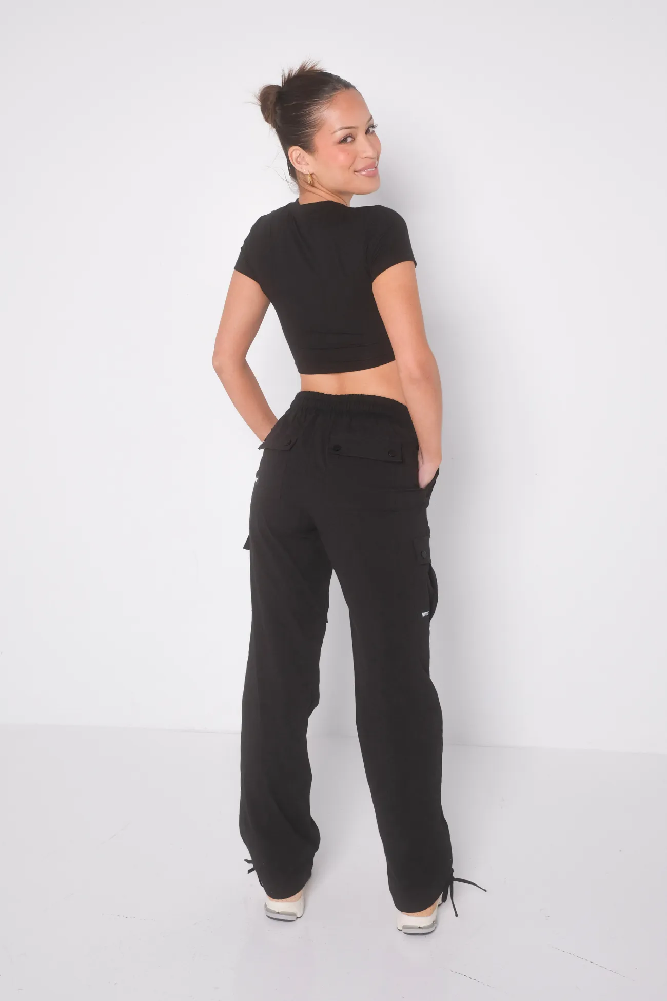 Off Duty Cargo Pants - Black sold by TWOTAGS product image thumbnail 3