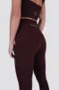 Sweetheart 7/8 Highwaisted Leggings - Maroon sold by TWOTAGS