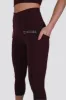 Sweetheart 7/8 Highwaisted Leggings - Maroon sold by TWOTAGS
