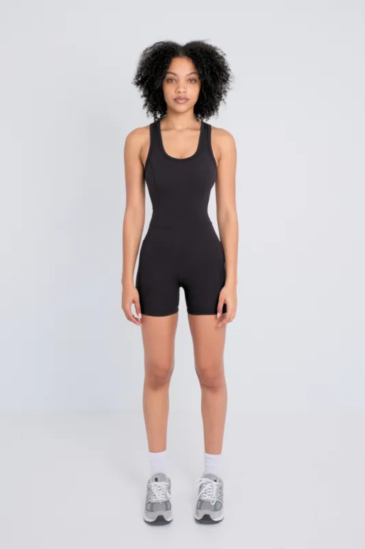 Breathe Pocket Bodysuit - Black sold by TWOTAGS