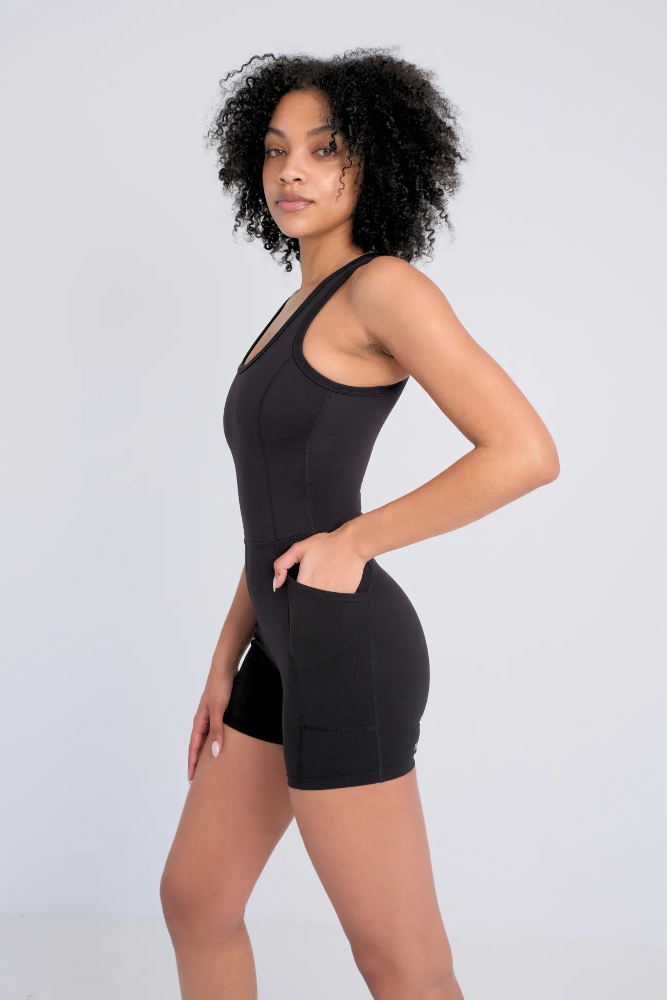 Breathe Pocket Bodysuit - Black sold by TWOTAGS product image thumbnail 3