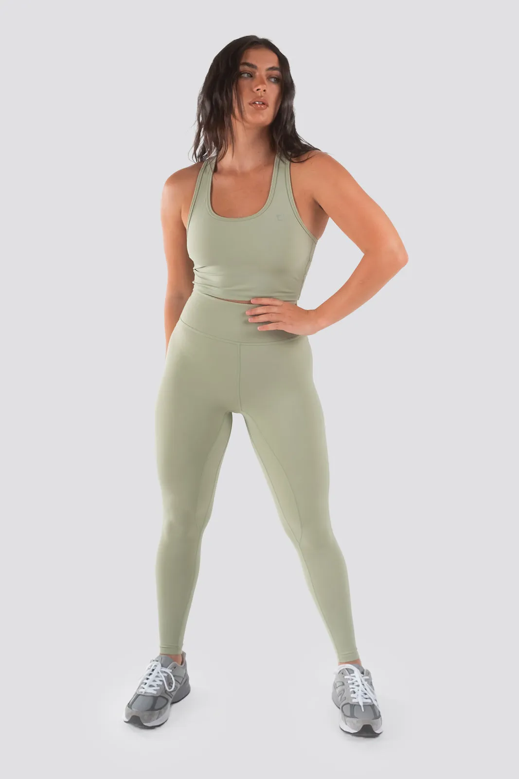 Stellar V2 Highwaisted Leggings - Sage sold by TWOTAGS product image thumbnail 2