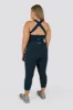Sweetheart 7/8 Highwaisted Leggings - Ocean Blue sold by TWOTAGS