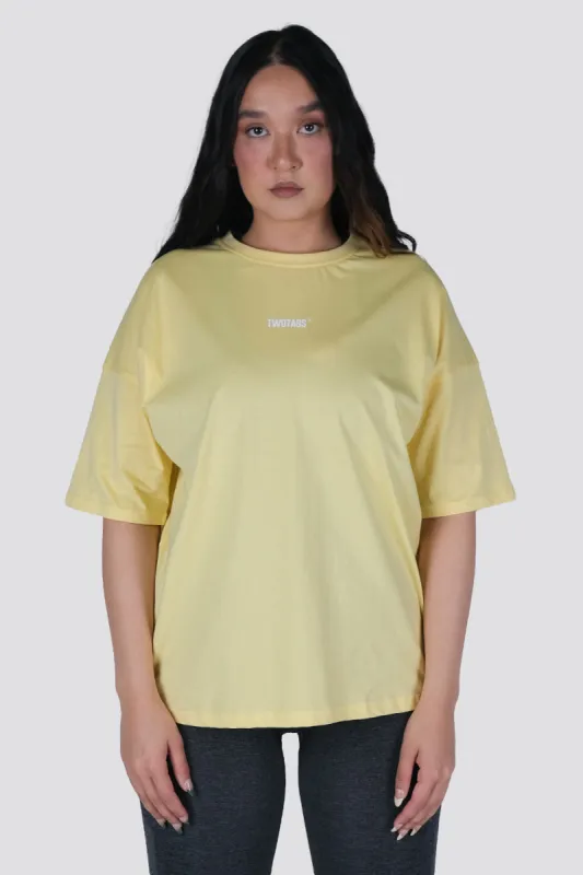 Placid Oversized T-Shirt - Yellow sold by TWOTAGS