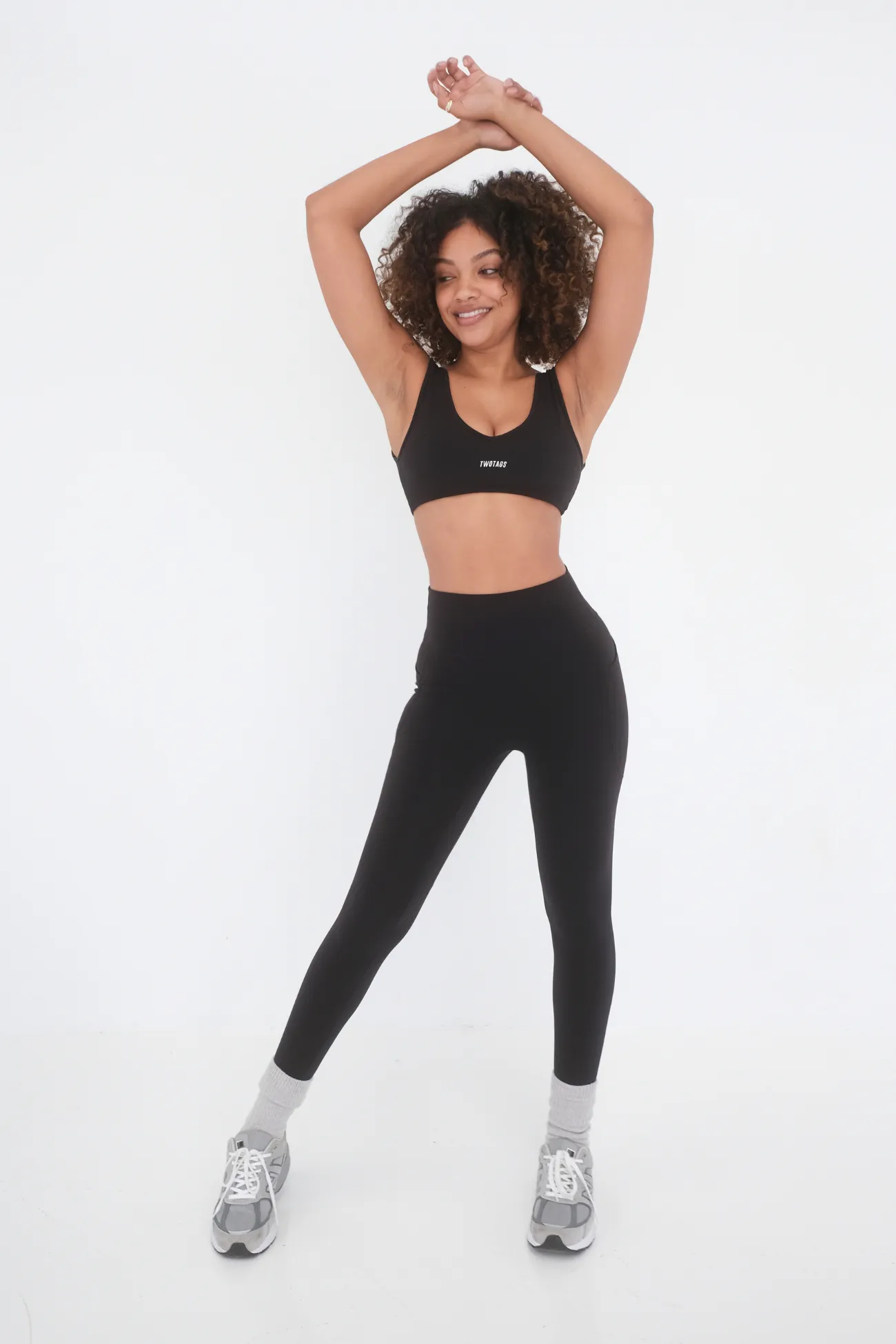 Alpine Sports Bra - Black sold by TWOTAGS product image thumbnail 3