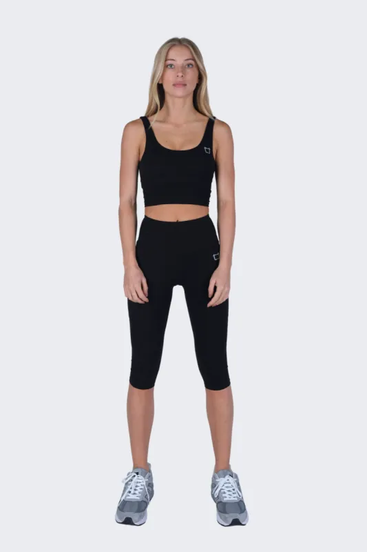 Ardor Capri Highwaisted Leggings - Black sold by TWOTAGS