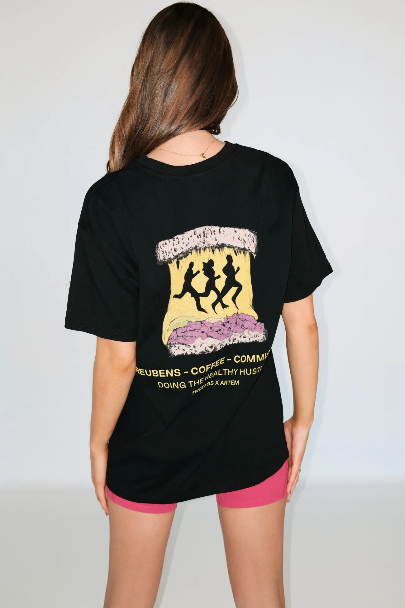 Weekend Reuben Tee -Black sold by TWOTAGS product image thumbnail 2