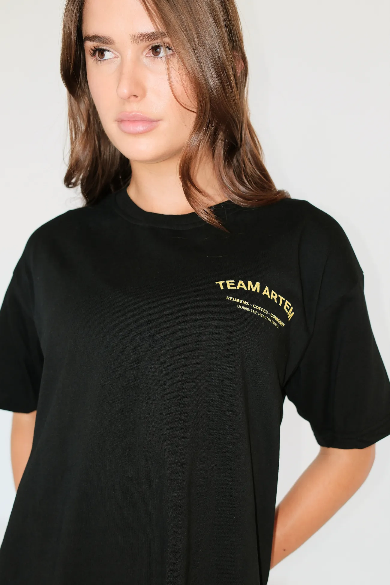 Weekend Reuben Tee -Black sold by TWOTAGS product image thumbnail 3