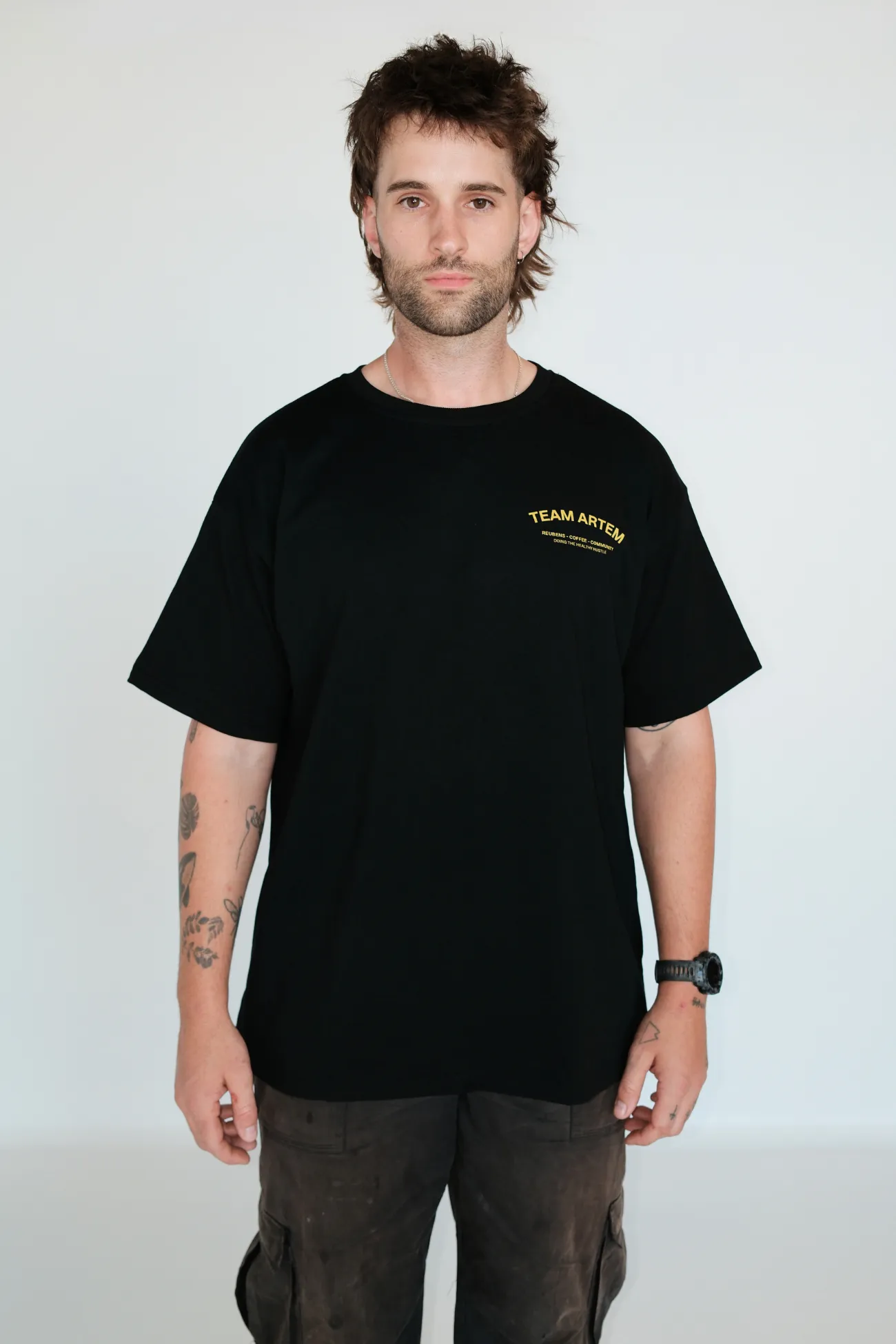 Weekend Reuben Tee -Black sold by TWOTAGS product image thumbnail 5