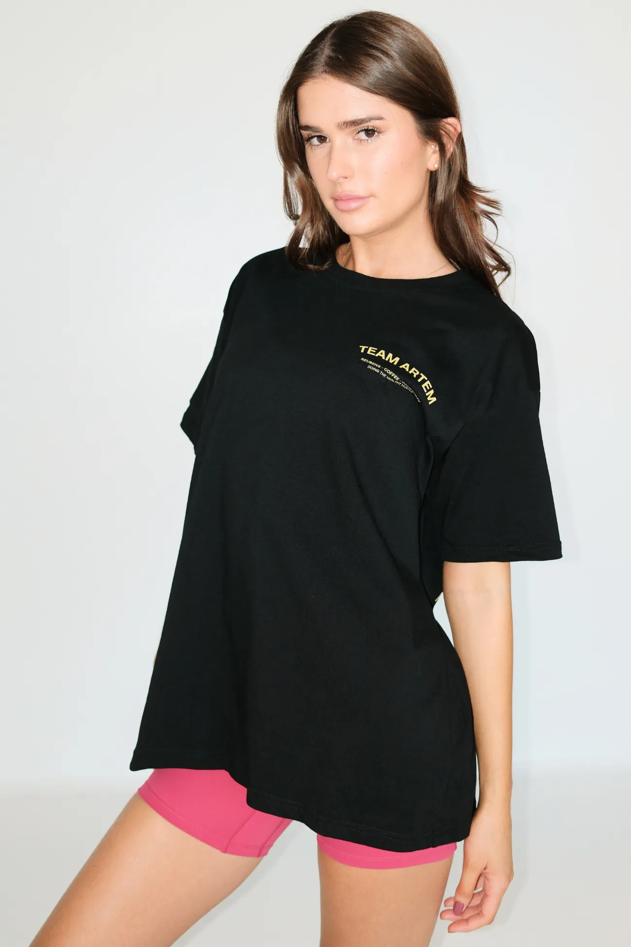 Weekend Reuben Tee -Black sold by TWOTAGS