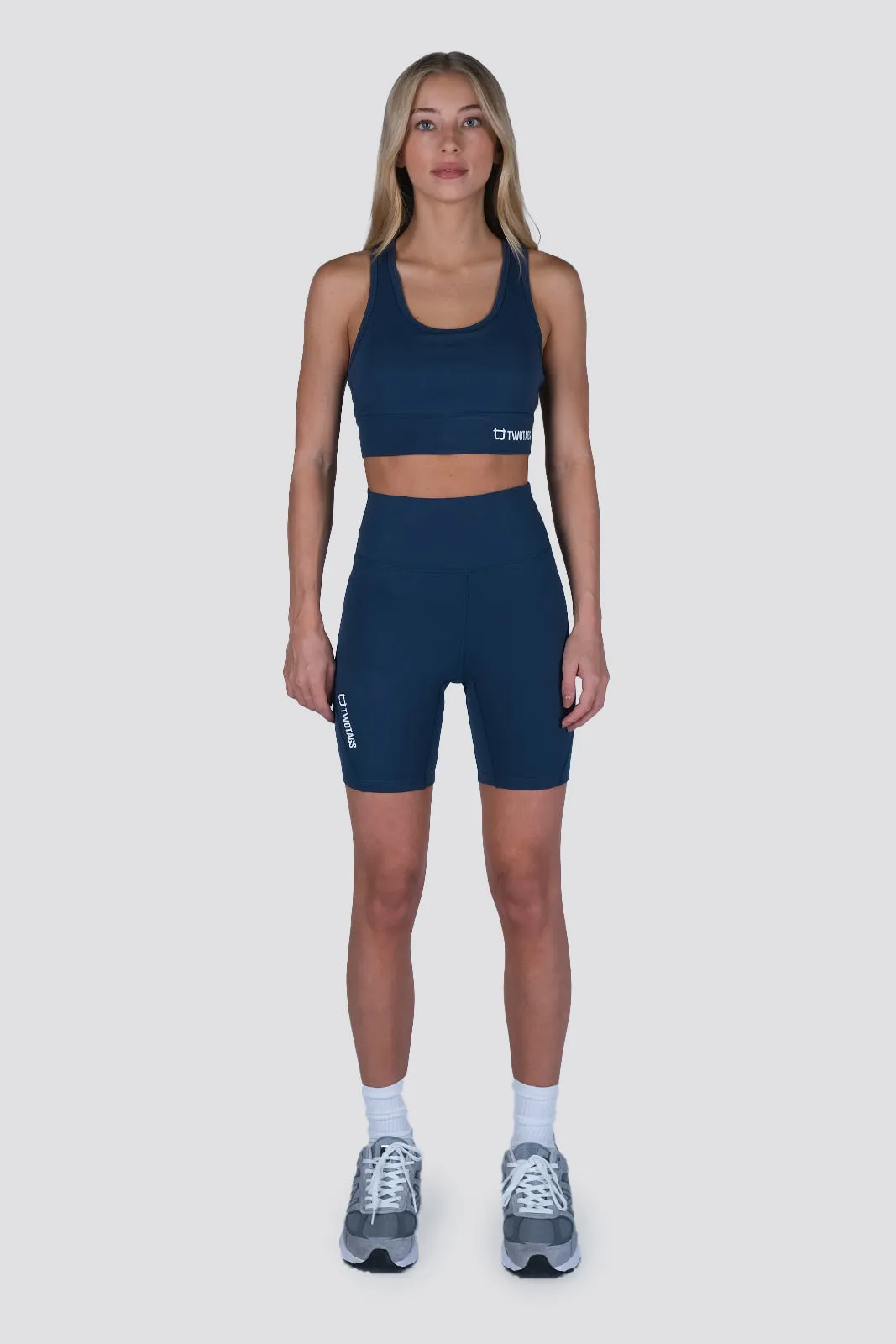 Dynamic Mid Biker Shorts - Ocean Blue sold by TWOTAGS