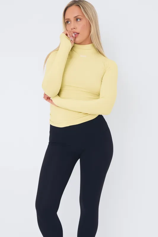Sculpt Long Sleeve - Yellow sold by TWOTAGS