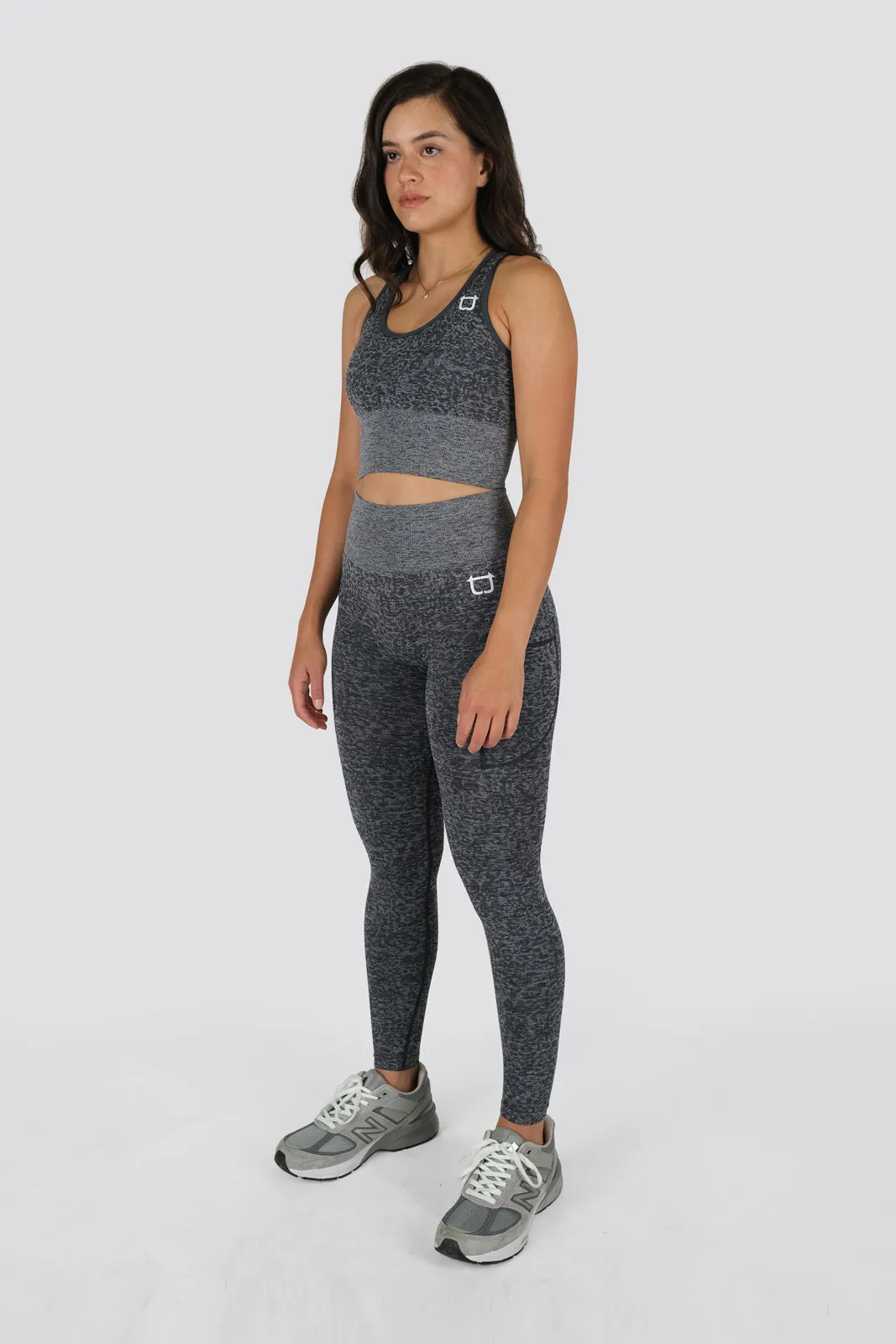 Seamless Leopard Highwaisted Leggings - Stormy sold by TWOTAGS product image thumbnail 3