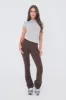 Daze Flare Pocket (Tall) Leggings - Espresso sold by TWOTAGS