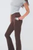 Daze Flare Pocket (Tall) Leggings - Espresso sold by TWOTAGS