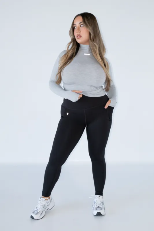Thermal Tech Pocket Leggings - Black sold by TWOTAGS
