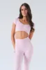 Ruched Crop Top - Cherry Blossom sold by TWOTAGS