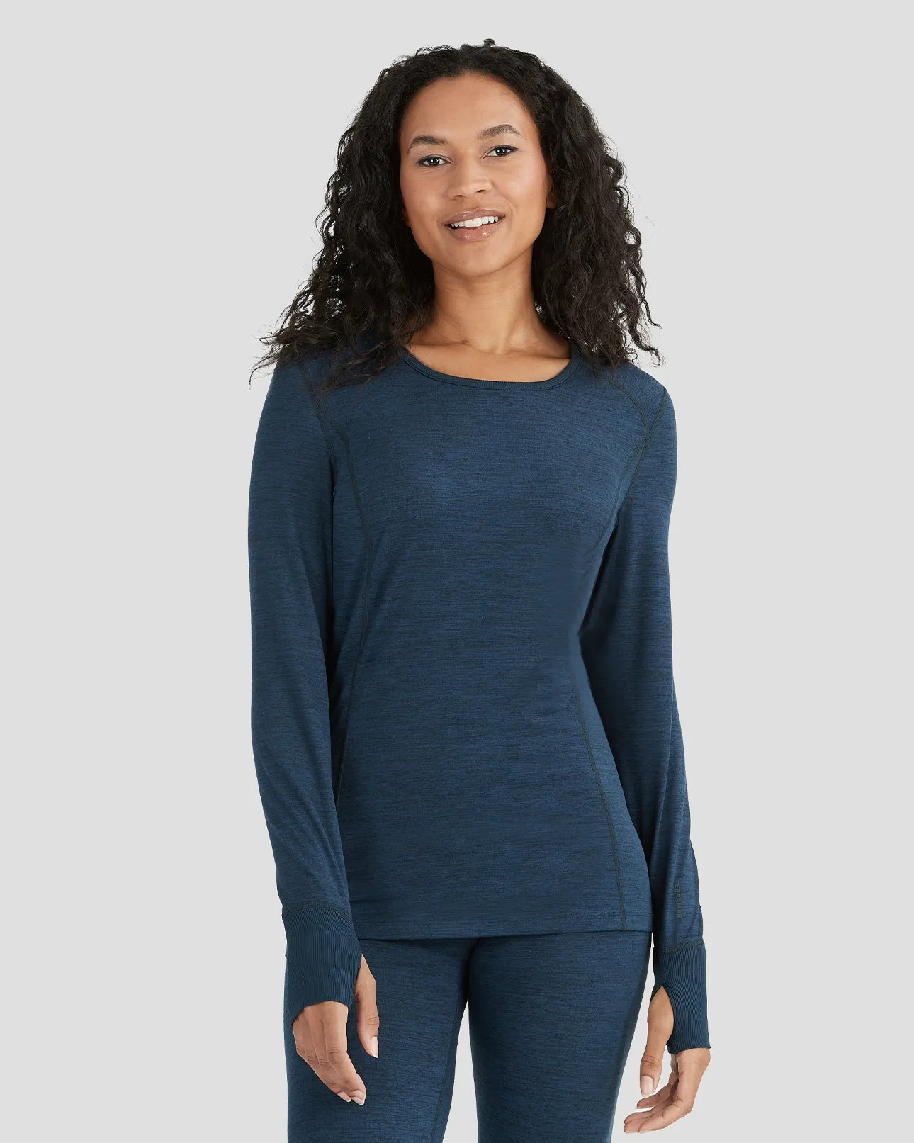 2.0 Women's Cloud Nine Midweight Performance Baselayer Scoop Shirt sold by Terramar product image thumbnail 3