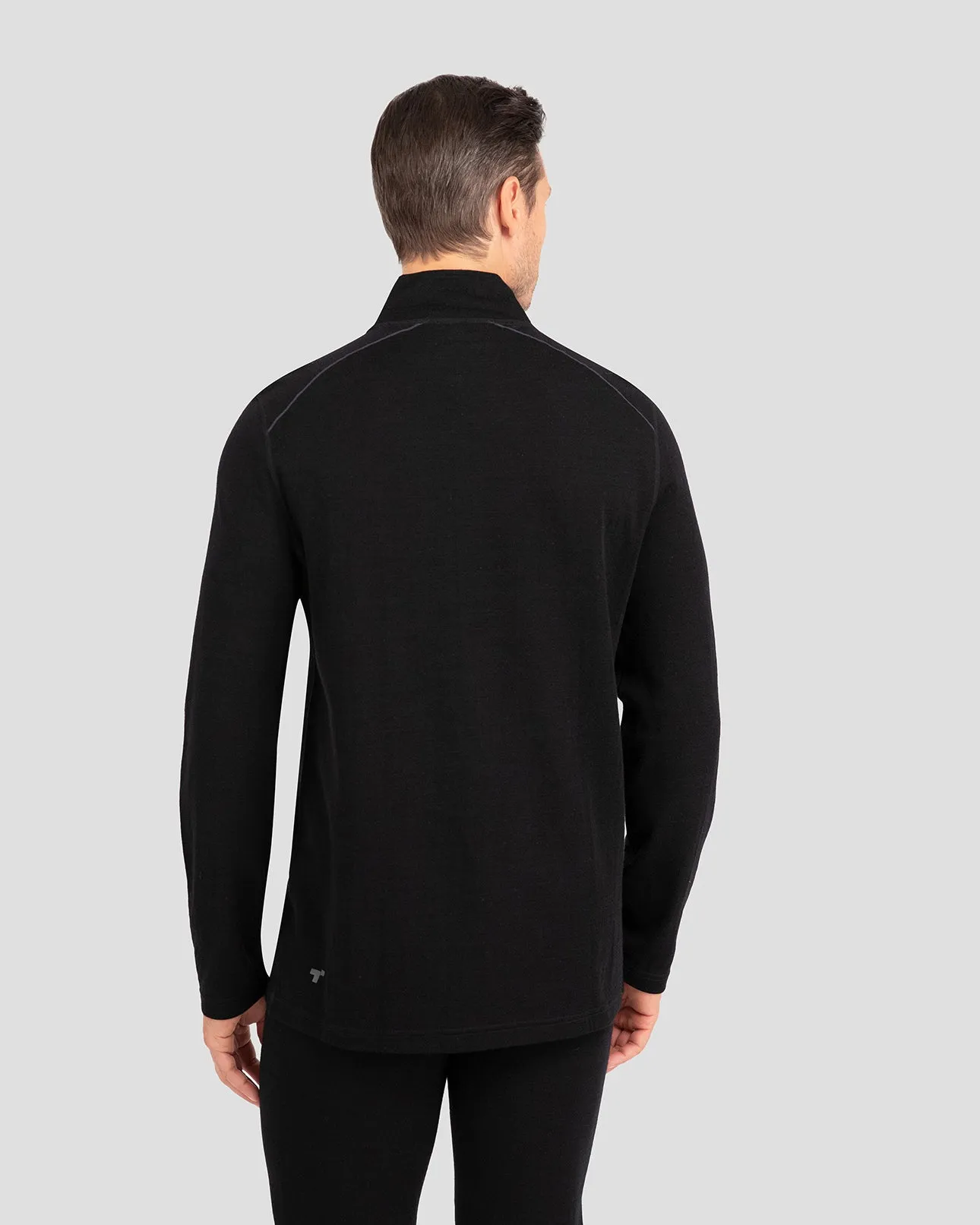 2.0 Men's Midweight Ultra Merino Wool Half-Zip Baselayer Top sold by Terramar product image thumbnail 5