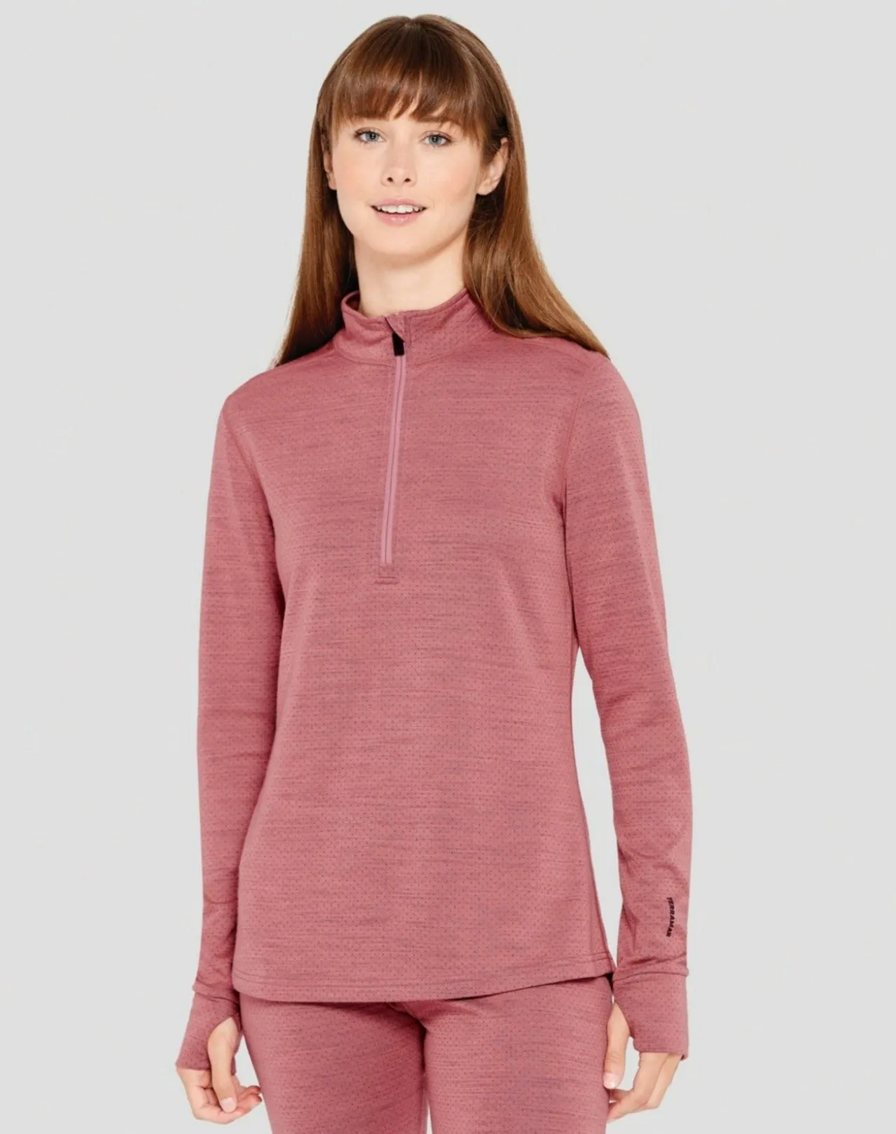 2.0 Women's Midweight Ultra Merino Wool Half-Zip Baselayer Top sold by Terramar