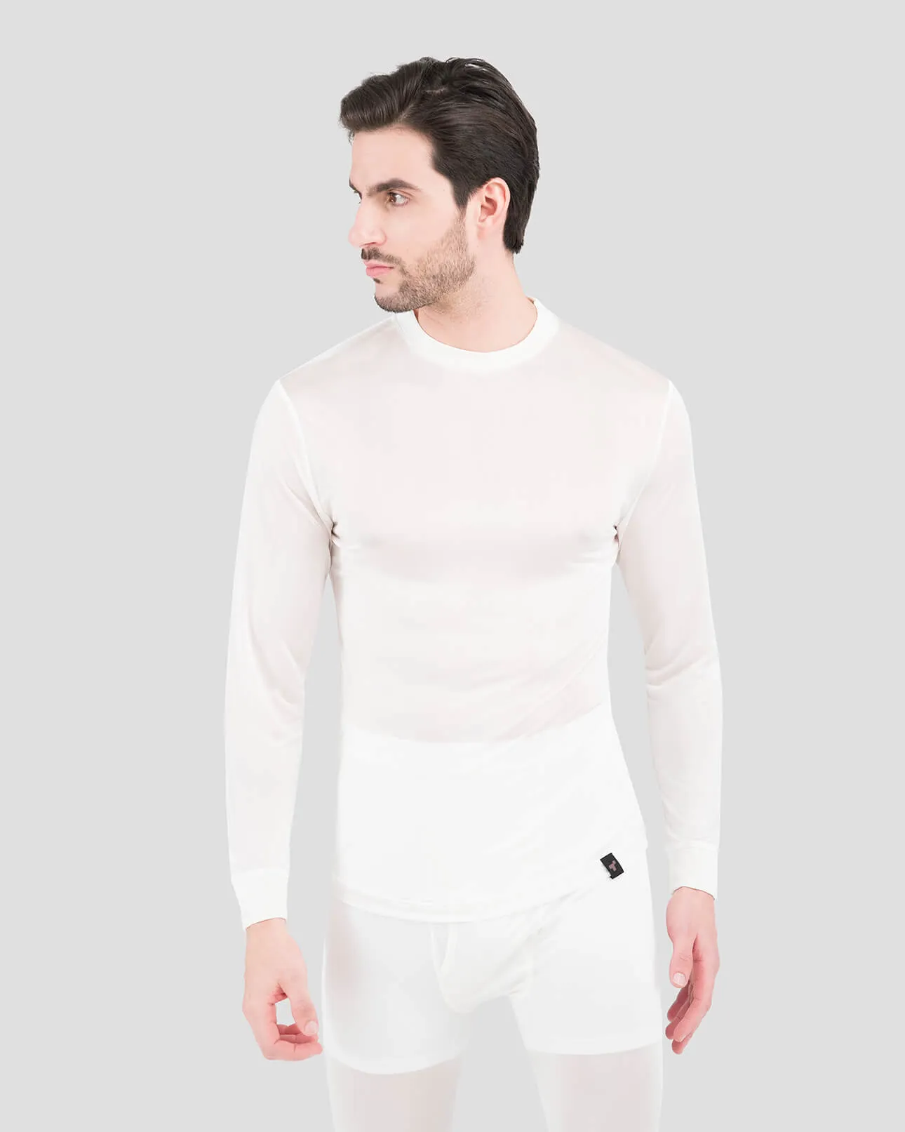 1.0 Men's Thermasilk® Heritage Lightweight Thermal Crew Shirt sold by Terramar product image thumbnail 5