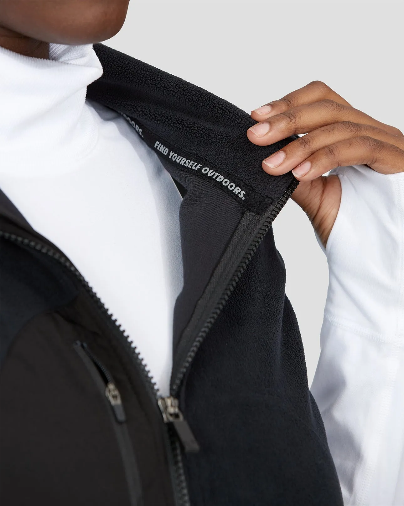 Women’s C-Suite Mammoth Sherpa Fleece Full-Zip Vest sold by Terramar product image thumbnail 5