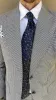Kingsbury Floral Silk Tie, Navy / Gold sold by The Dark Knot Limited