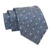 Dartmouth Abstract Silk Tie, Bluish Grey / Lilac / Silver sold by The Dark Knot Limited