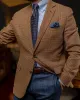 Lexington Foulard Silk Tie, Navy / Brown / White sold by The Dark Knot Limited