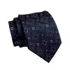 Lexington Foulard Silk Tie, Navy / Brown / White sold by The Dark Knot Limited