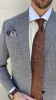 Caledonia Paisley Silk Tie, Brown / Gold sold by The Dark Knot Limited
