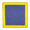 Bridgewater Abstract Silk Pocket Square, Blue / White / Yellow sold by The Dark Knot Limited