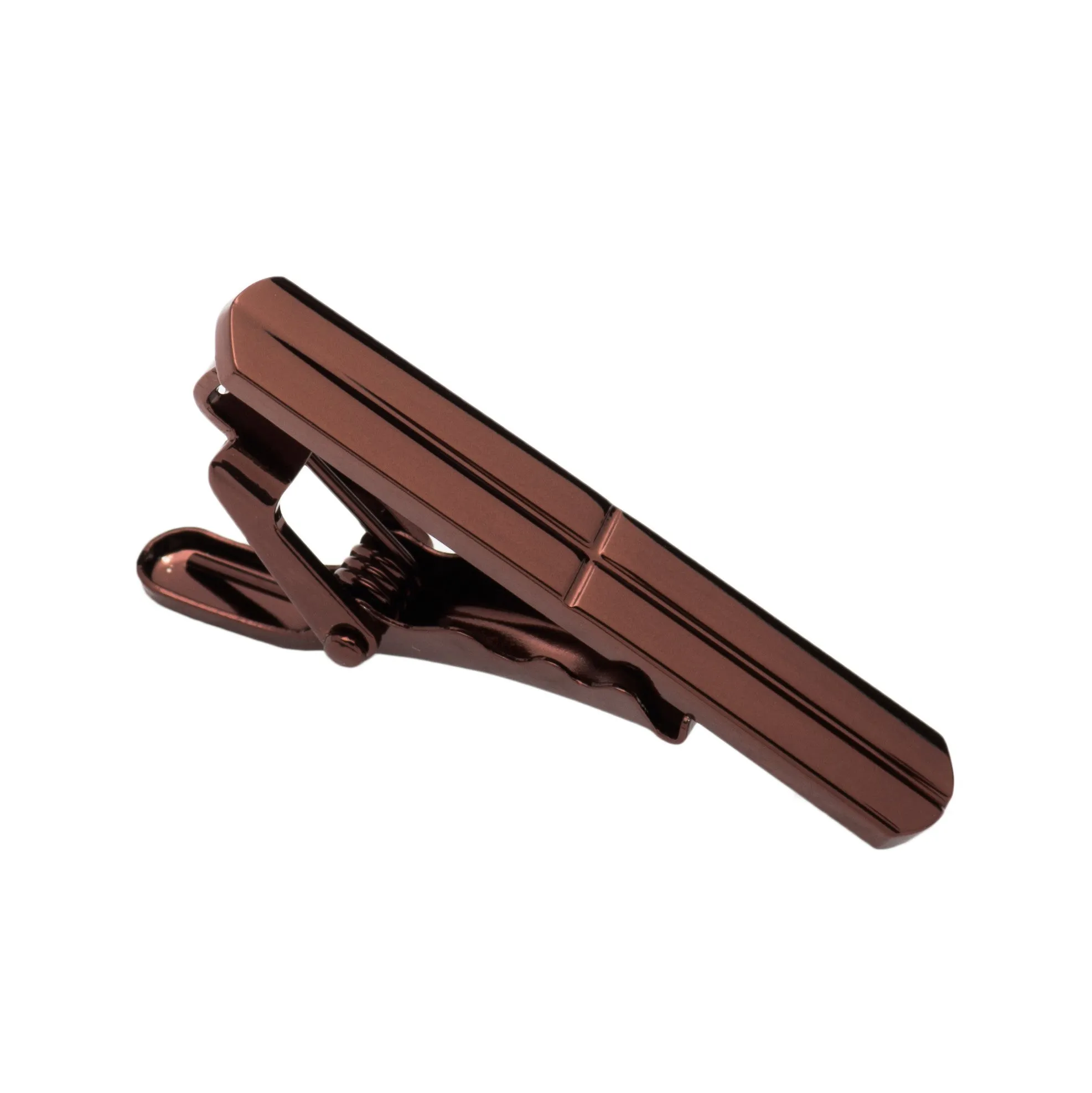 Norfolk Brown Stainless Steel Tie Bar sold by The Dark Knot Limited