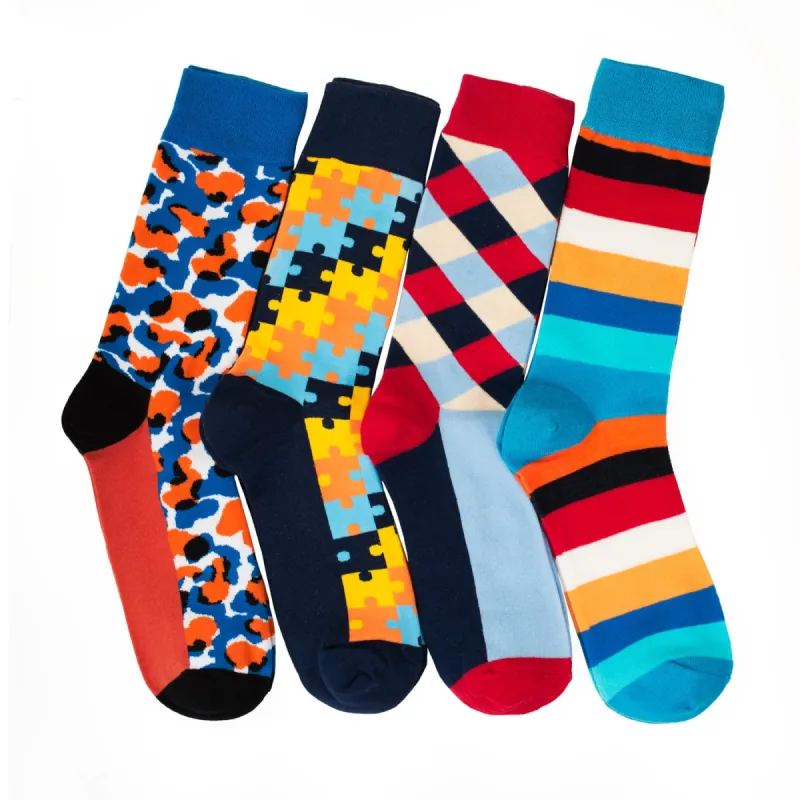 Flatiron Business Casual Colorful Socks sold by The Dark Knot Limited