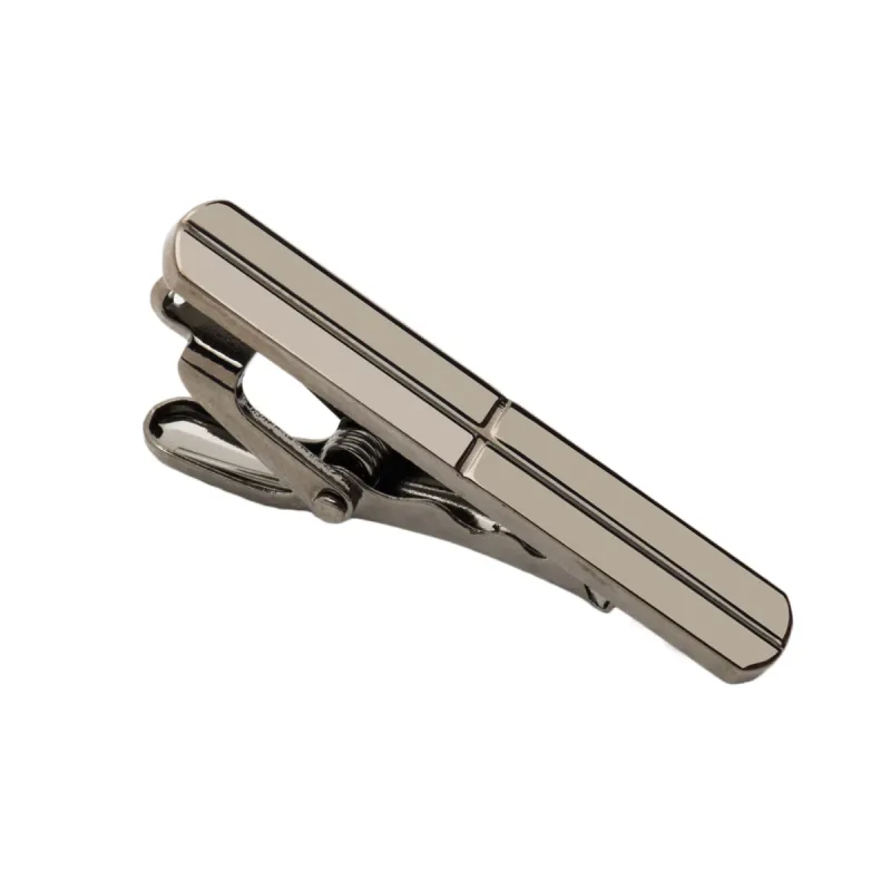 Norfolk Grey Stainless Steel Tie Bar sold by The Dark Knot Limited