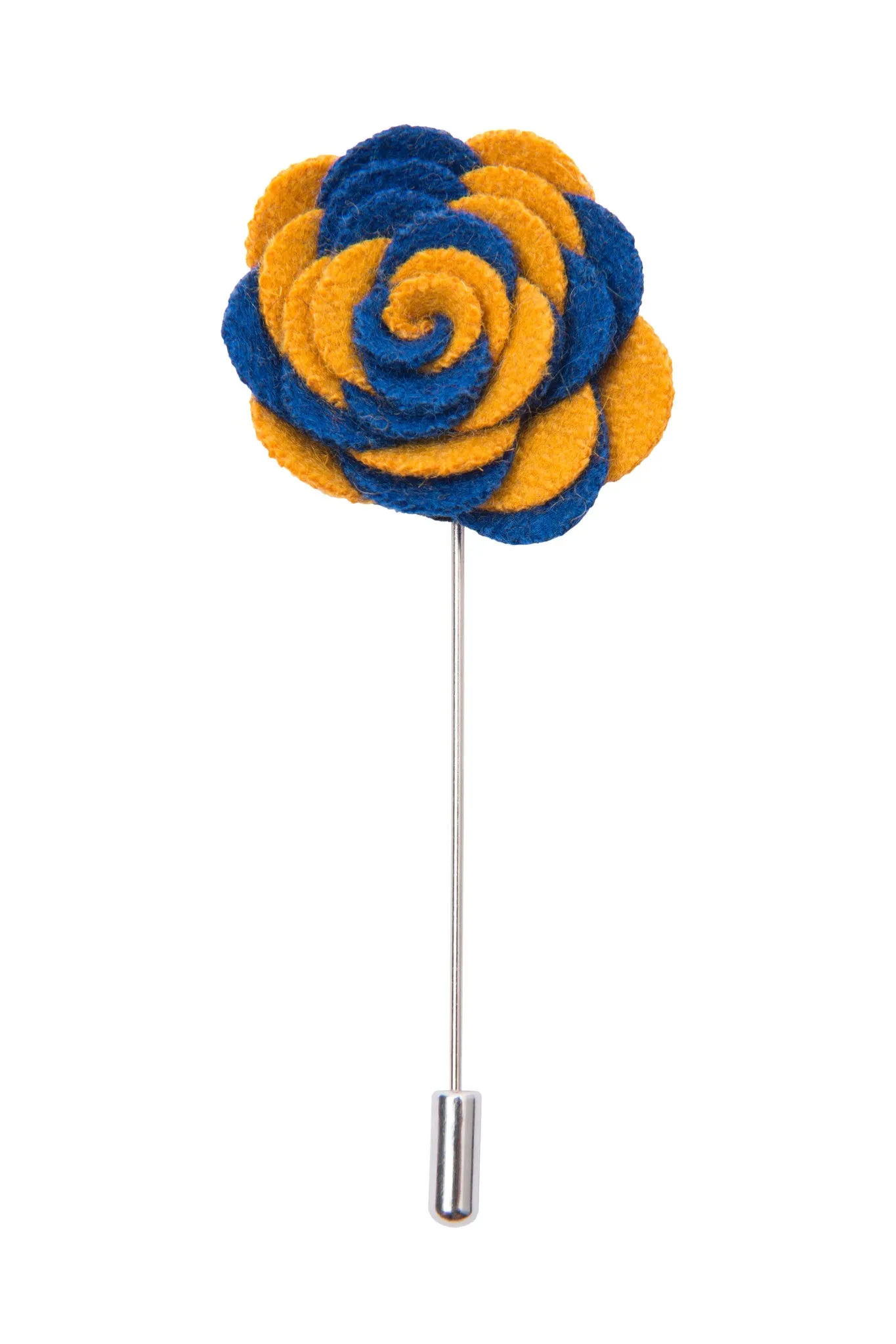Washington Lapel Flower, Blue / Yellow sold by The Dark Knot Limited product image thumbnail 2