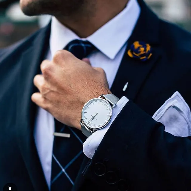 Washington Lapel Flower, Blue / Yellow sold by The Dark Knot Limited product image thumbnail 5