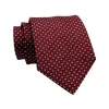 Dorchester Foulard Silk Tie, Burgundy Red / Silver sold by The Dark Knot Limited