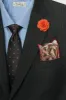 Marblehead Orange Lapel Flower sold by The Dark Knot Limited
