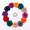 Marblehead Orange Lapel Flower sold by The Dark Knot Limited