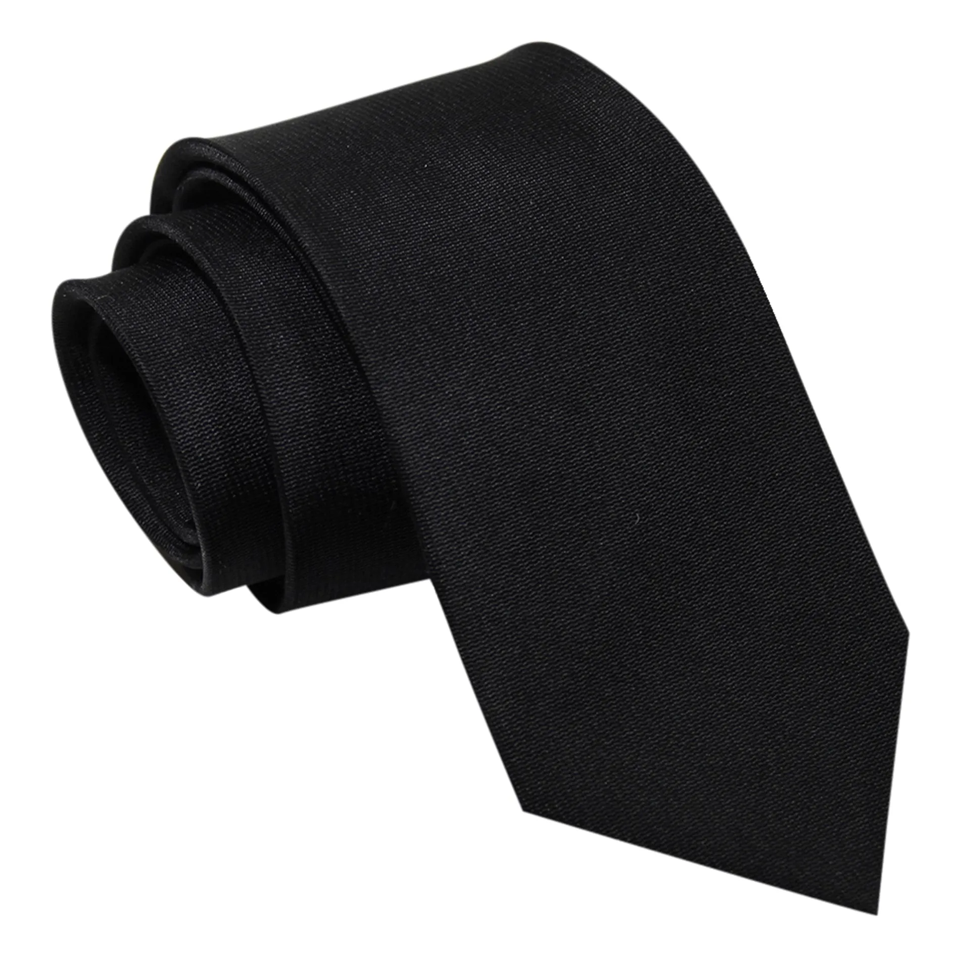 Colebrook Black Silk Tie sold by The Dark Knot Limited product image thumbnail 2