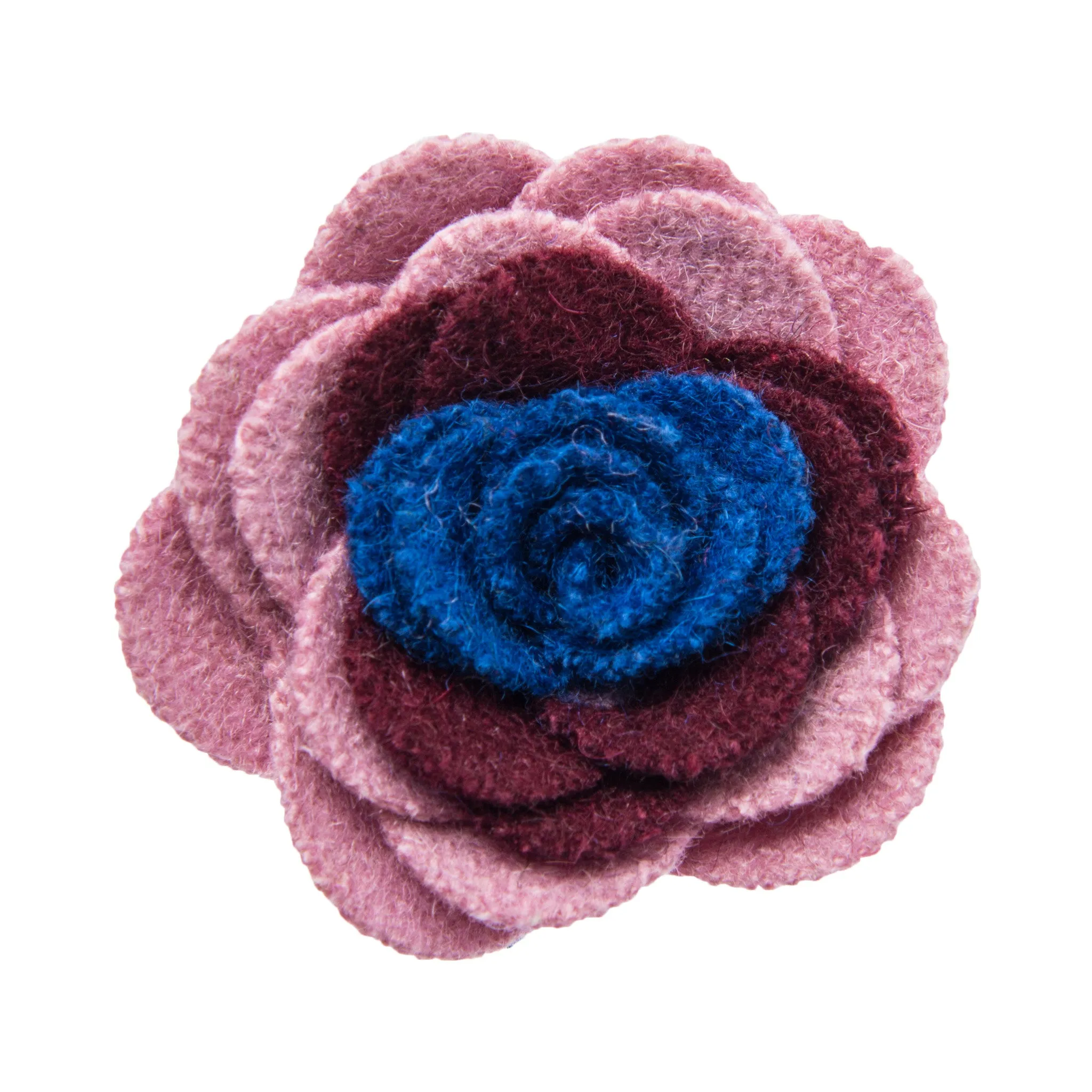 Concord Lapel Flower, Pink / Burgundy / Blue sold by The Dark Knot Limited