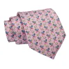 Montauk Ducks Silk Tie, Pink / Blue sold by The Dark Knot Limited