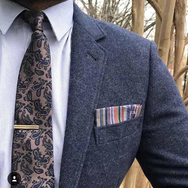 Norfolk Copper Stainless Steel Tie Bar sold by The Dark Knot Limited product image thumbnail 4